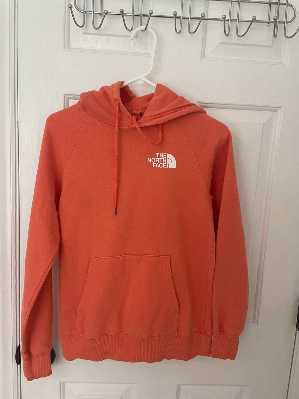 The North Face Orange Zip-Up Hoodie